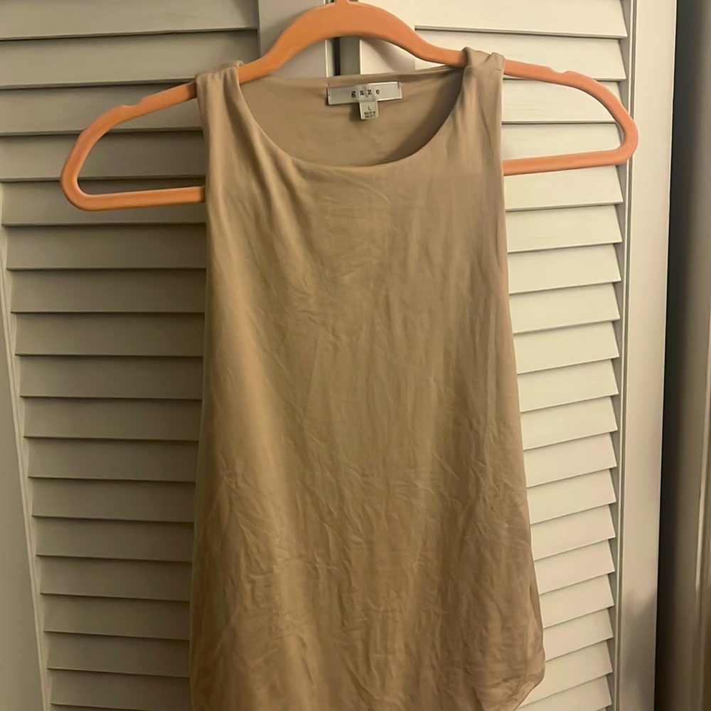 Tan bodysuit